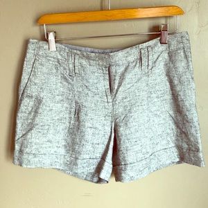 Tweed-like shimmery shorts